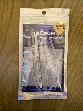 CEGUM Jewelry Zipper Tool Set - Clear/Silver